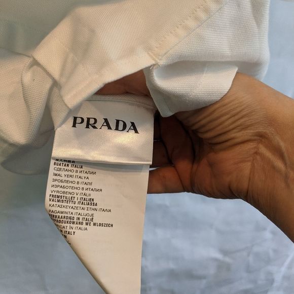 Prada white Oxford shirt 15.5(39) BNWT - Picture 5 of 10